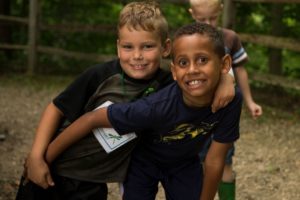 Boys at junior ranger summer day camp