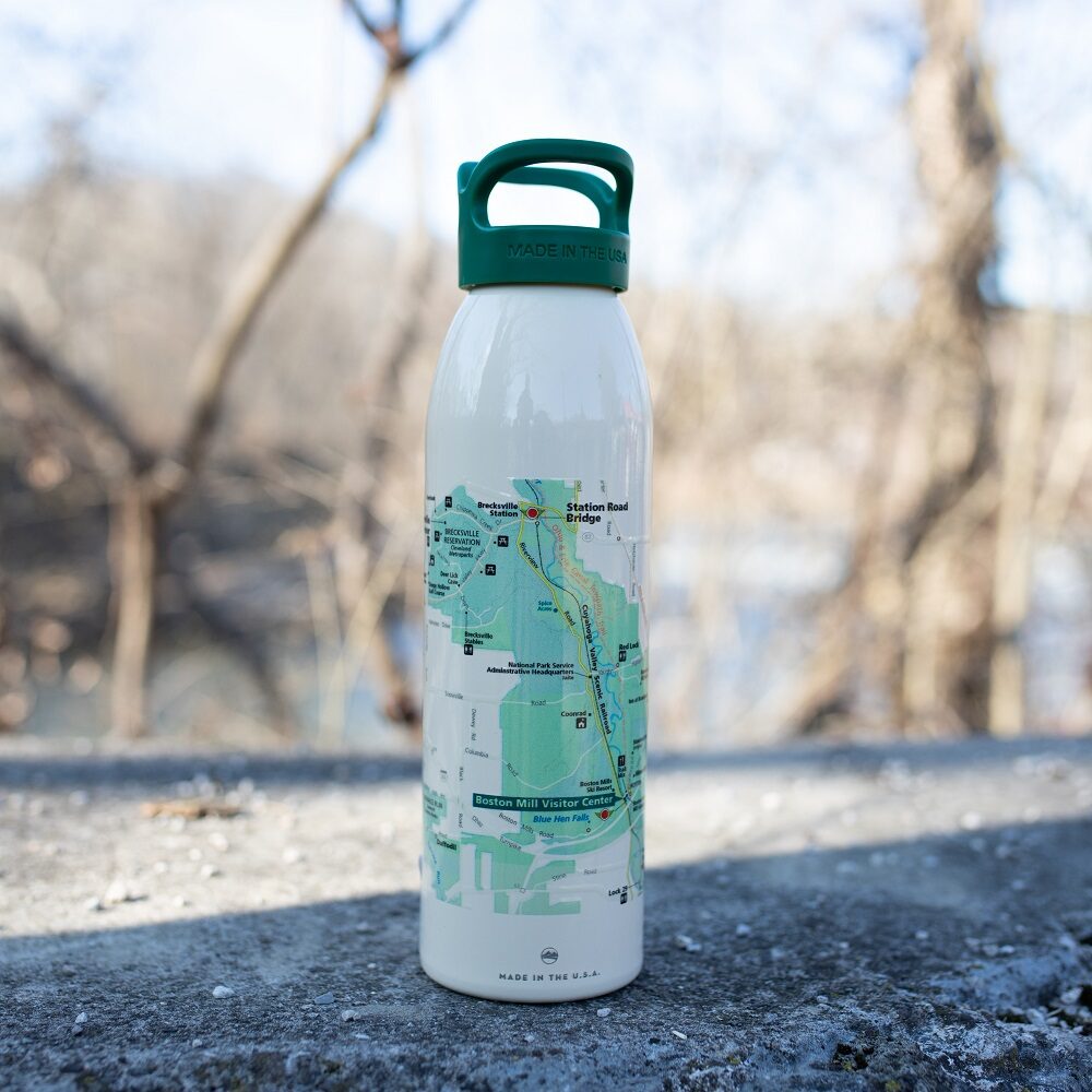 Made in USA Map Water Bottle