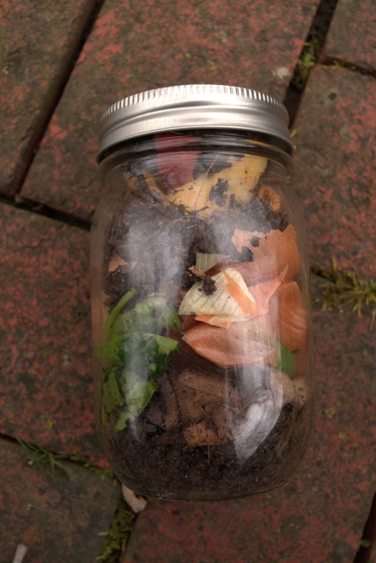 mini compost jar