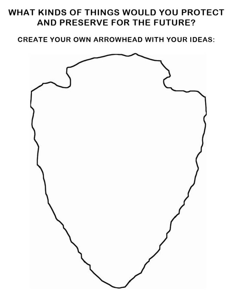 Create your own arrowhead.