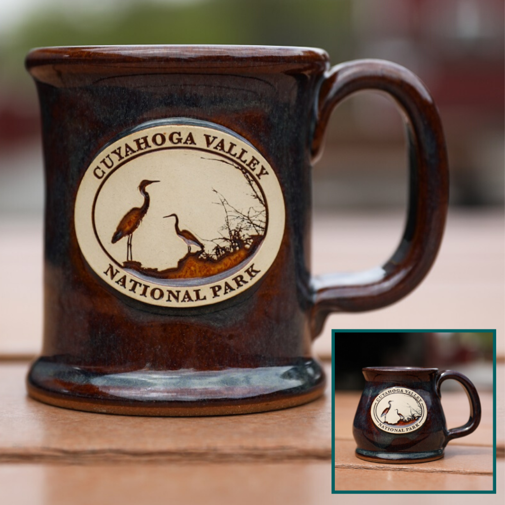 Heron mug in potbelly and executive style