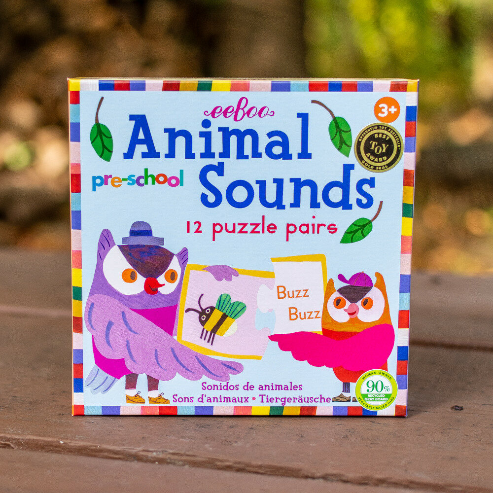Pre-School Animal Sounds Puzzle Pairs