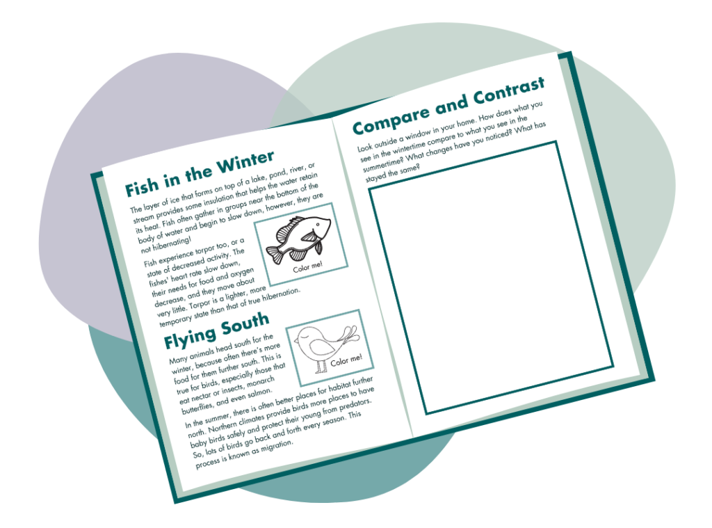 Cartoon drawing of fifth journal for Cuyahoga Connections