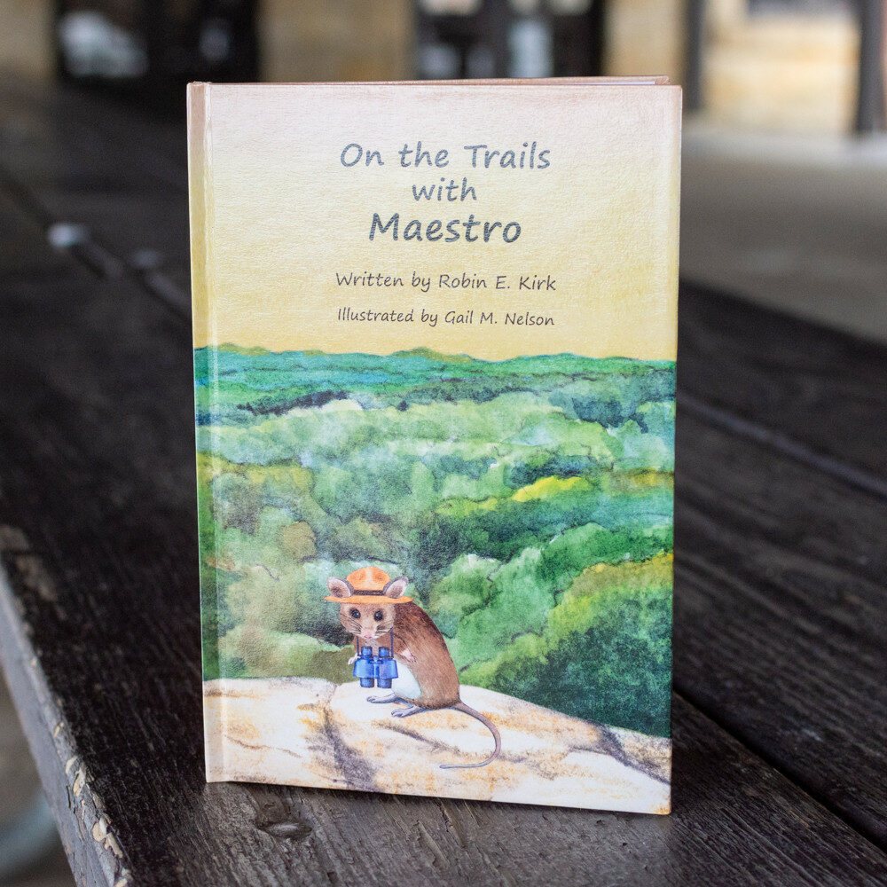 Picture of the front of the book On the Trails with Maestro
