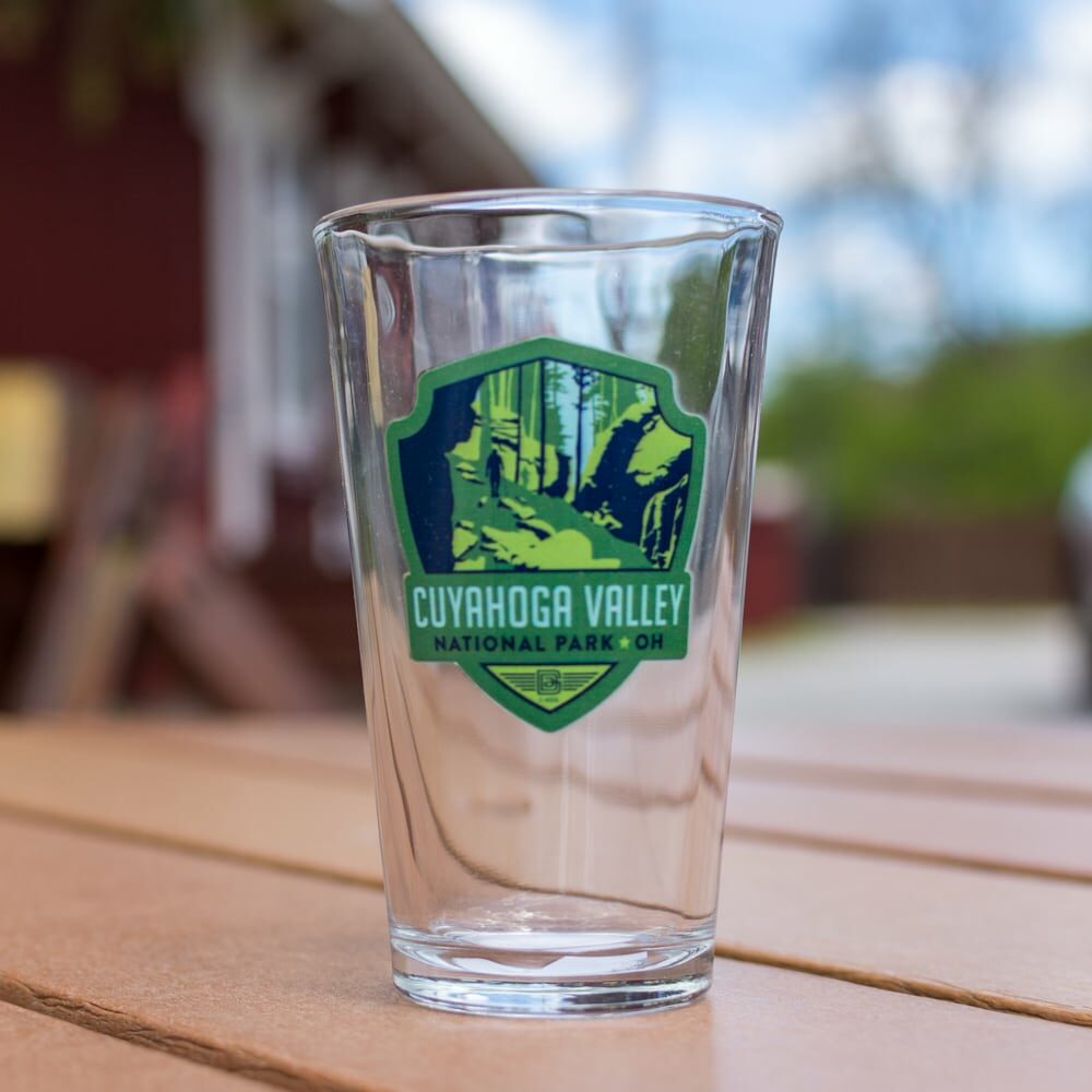 CVNP Emblem Glass