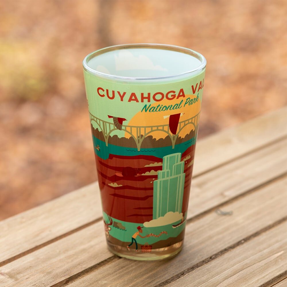 CVNP Geometric Pint Glass