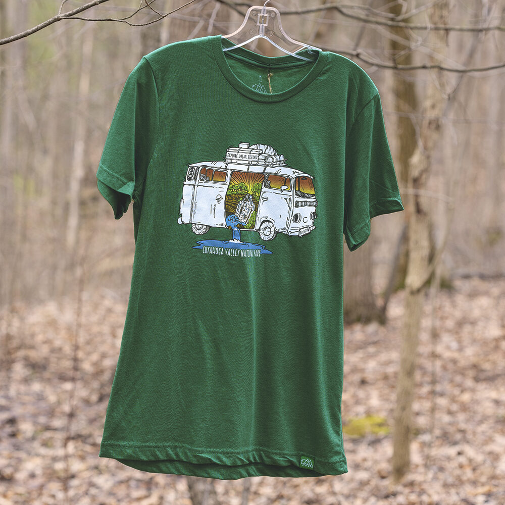 Road trip teeshirt grass color