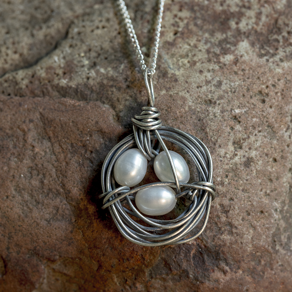 Sprig of Hope Silver Necklet