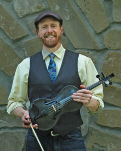Ed Caner with instrument