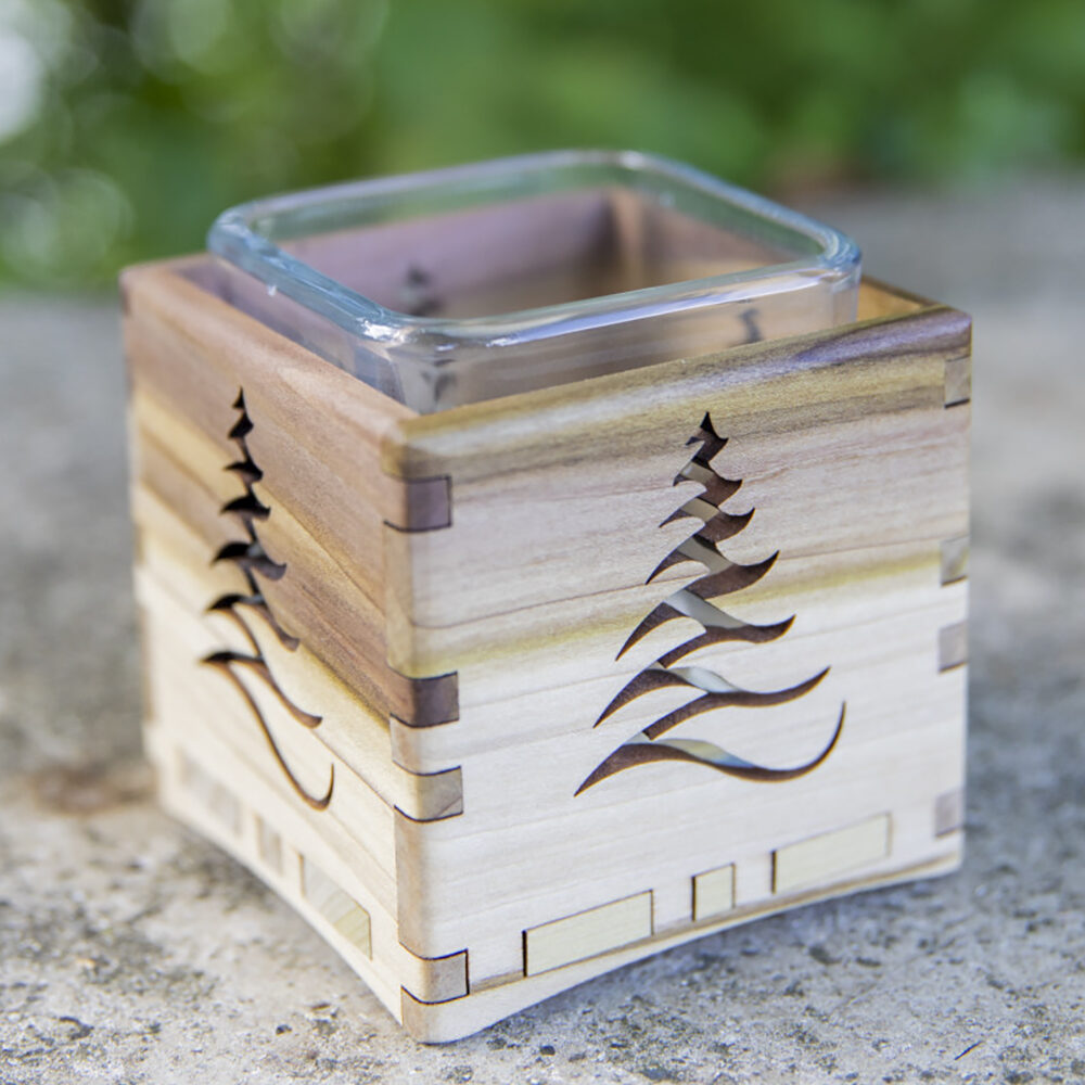 Wooden Candle Holders and Quote Boxes