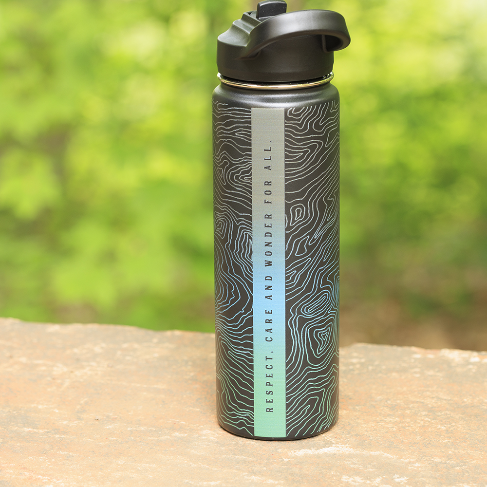 National Parks Checklist Stainless Steel Water Bottle US Park