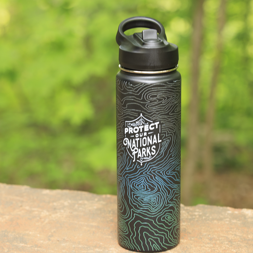 National Parks Badges Water Bottle
