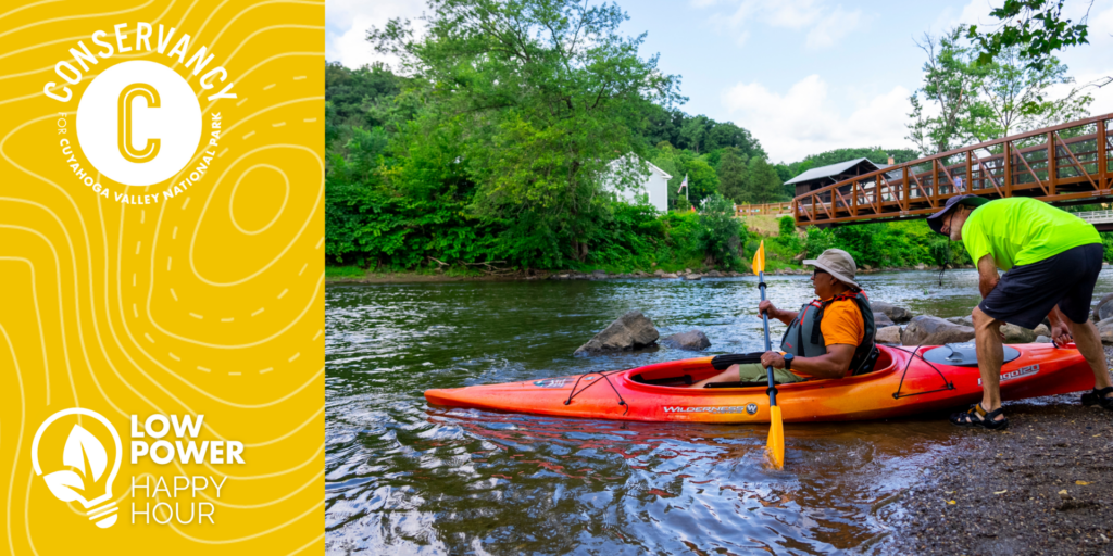 Kayaker on the Cuyahoga River
