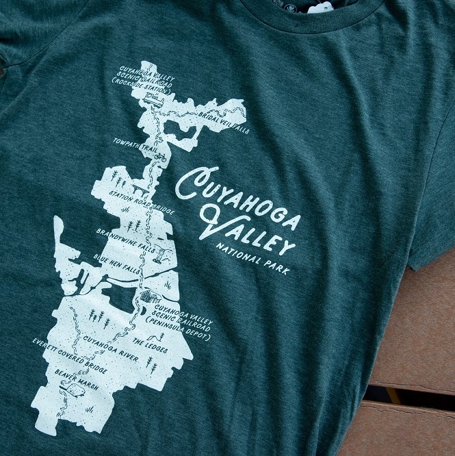 CVNP Map T-Shirt