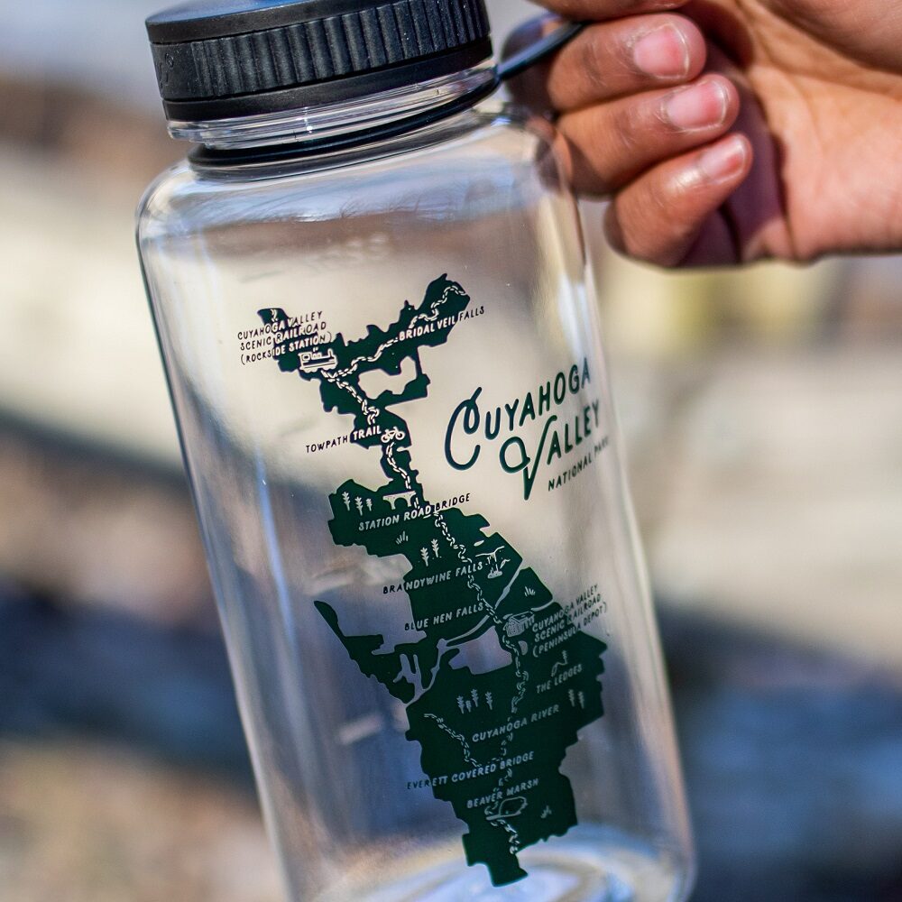 CVNP Map Water Bottle